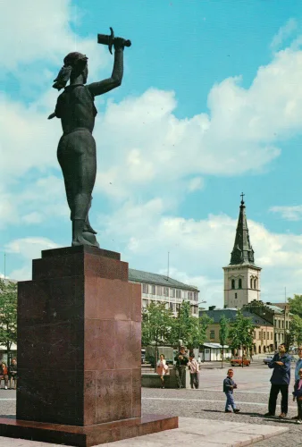 Karlstad - Stora Torget - Fredsstatyn - Sverige