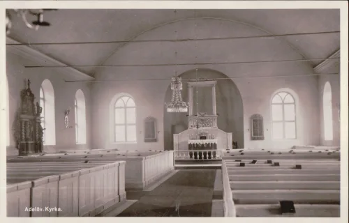 Adelöv - Interiör av Kyrkan - Sverige