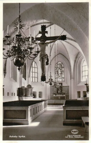 Askeby - Kyrka Interiör - Sverige