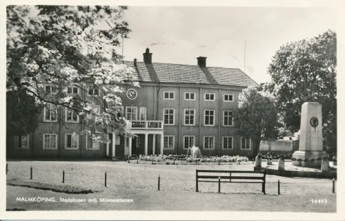 Malmköping - Stadshuset Minnesstenen - Sverige