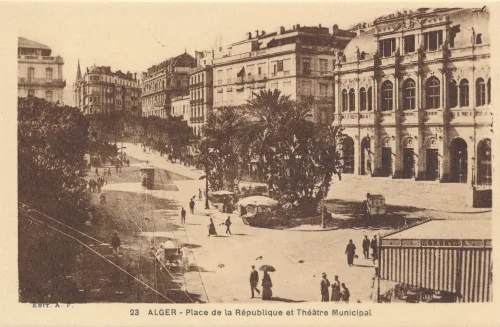 Alger - Republic Square And Theatre - Algeria
