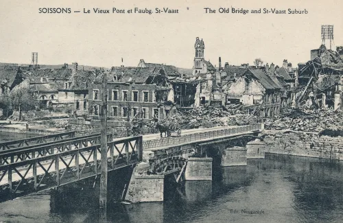 Soissons - Old Bridge And St Vaast Suburb Uz - Frankrike