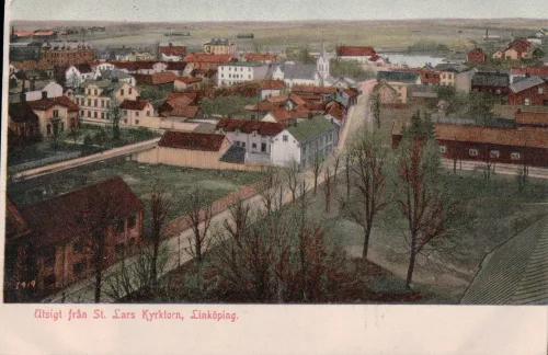 Linköping - Ågatan Utsikt Från St Lars Kyrktorn - Sverige