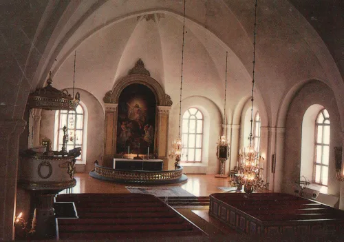 Alfta - Alfta Kyrka Interiör - Sverige