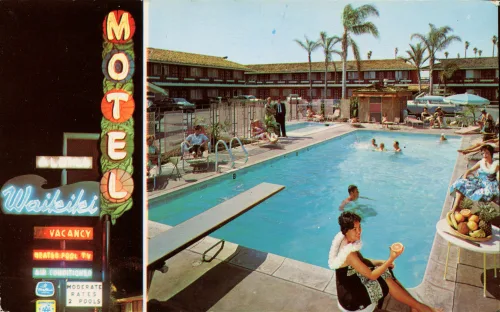 Anaheim - Waikiki Motel - Usa