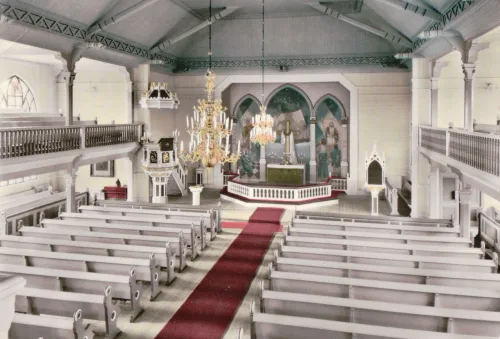 Arvidsjaur - Kyrkan Interiör - Sverige