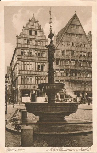 Hannover - Alte Hauser Am Markt - Tyskland