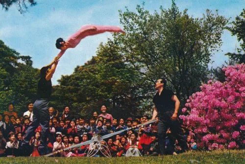 Pyongyang - Circus Board Gymnastics - North Korea