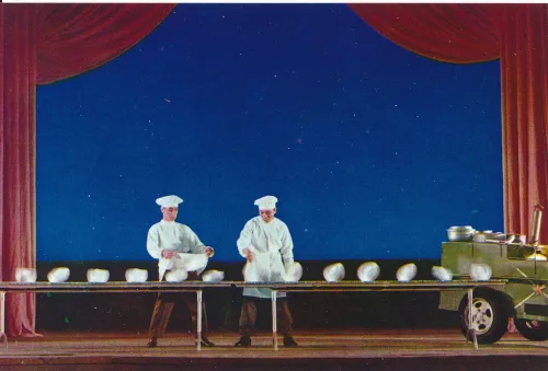 Pyongyang - Circus Cheerful Army Cooks - North Korea