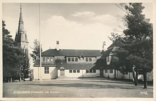 Åtvidaberg - Folkskolan och Kyrkan - Sverige