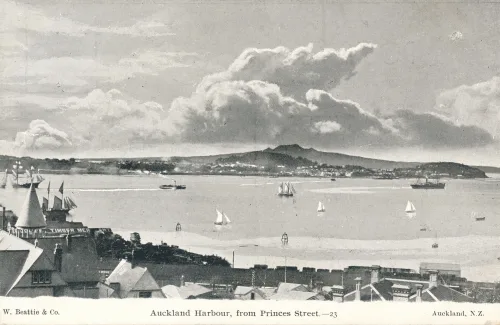 Auckland - Harbour From Princes Street - New Zealand