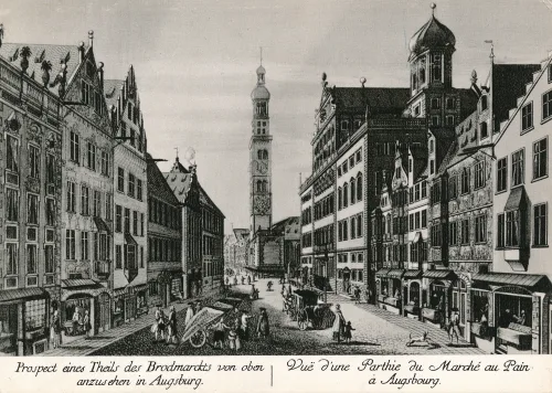 Augsburg - Maximilianstrasse - Tyskland