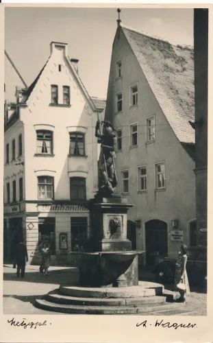 Augsburg - Georgsbrunnen - Metzgplatz - Tyskland