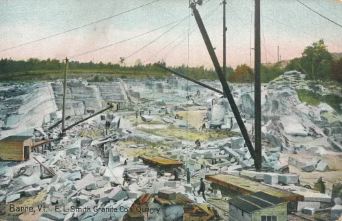 Barre - El Smith Granite Co Quarry - Usa