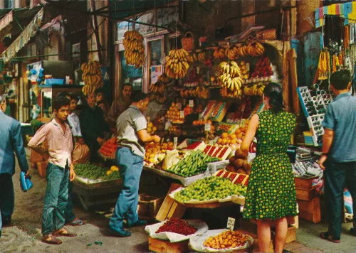 Beirut - Fruit Shops In The Oriental Bazar - Lebanon