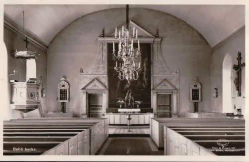 Bellö - Kyrkan Interiör - Sverige