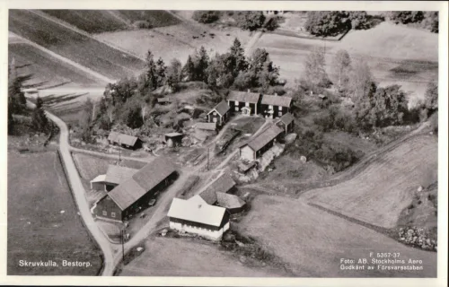 Bestorp - Flygfoto Skruvkulla - Sverige
