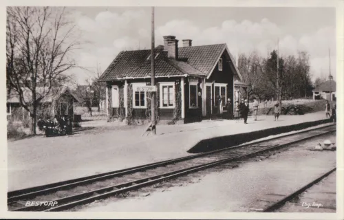 Bestorp - Järnvägsstationen - Sverige