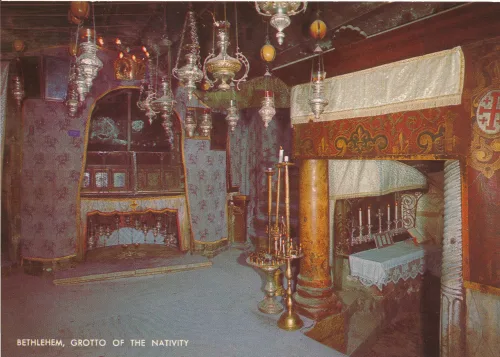 Bethlehem - Grotto Of The Nativity - Interiör - Palestina