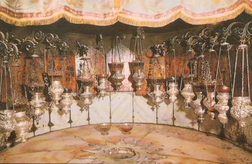 Bethlehem - Grotto Of The Nativity - Interiör - Palestina