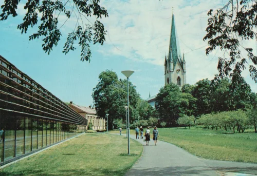 Linköping - Domkyrkan Och Biblioteket - Sverige