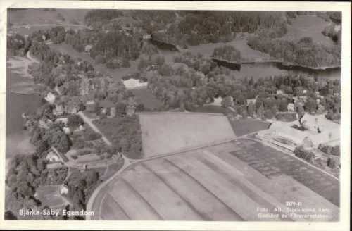 Bjärka-Säby - Flygvy - Sverige