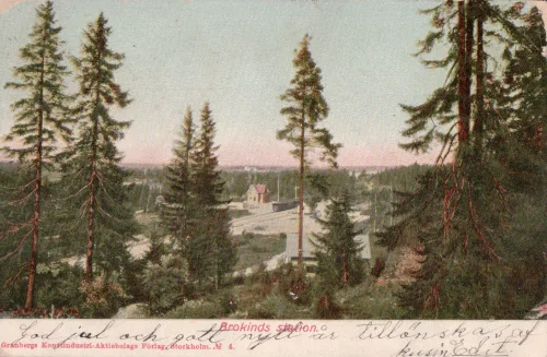 Brokind - Järnvägsstationen - Sverige