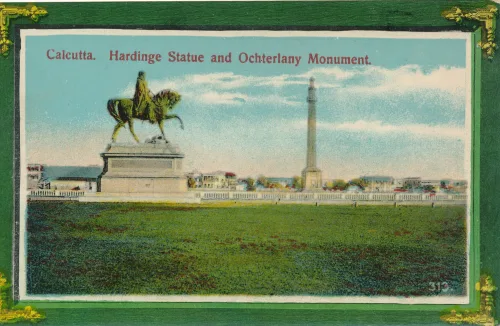 Kolkata - Hardinge Statue And Ochterlany Monument - Indien