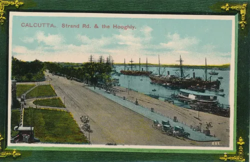 Kolkata - Strand Road And The Hooghlyl - Indien