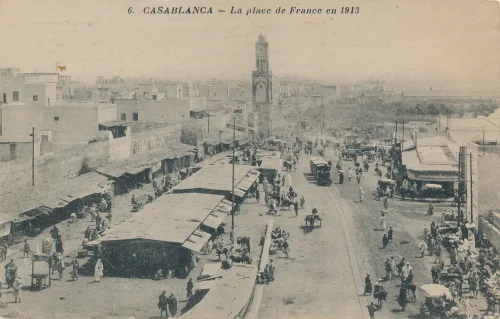 Casablanca - French Square In 1913 - Marocko
