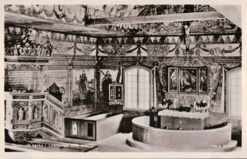 Djursdala - Kyrka Interiör - Sverige