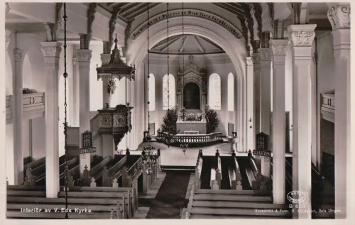 Edsbruk - Västra Eds Kyrka Interiör - Sverige