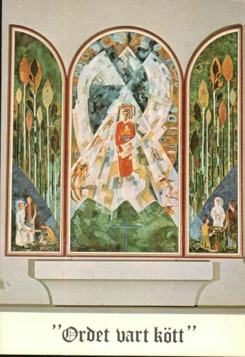 Fivelstad - Fivelstad Kyrka Altartavla Marta Afzelius - Sverige