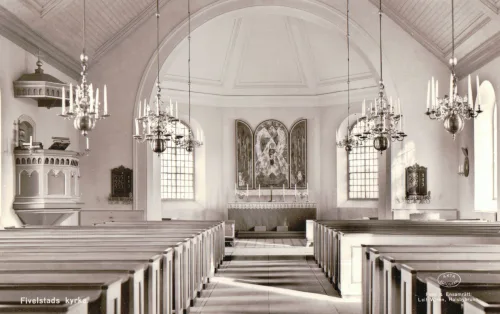 Fivelstad - Kyrkan Interiör - Sverige