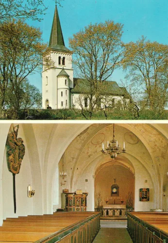 Fornåsa - Fornåsa Kyrka Interiör - Sverige