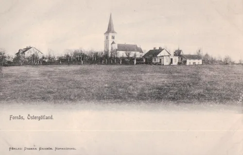 Fornåsa - Vy Med Kyrka - Sverige