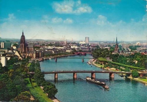 Frankfurt am Main - Mainpartie Mit Dom - Tyskland