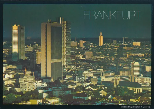 Frankfurt am Main - View Over - Tyskland