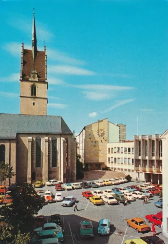 Friedrichshafen - Rathaus Und Kirche - Tyskland
