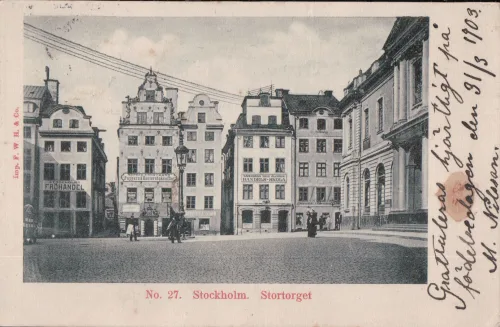 Stockholm - Stortorget Gamla Stan - Sverige