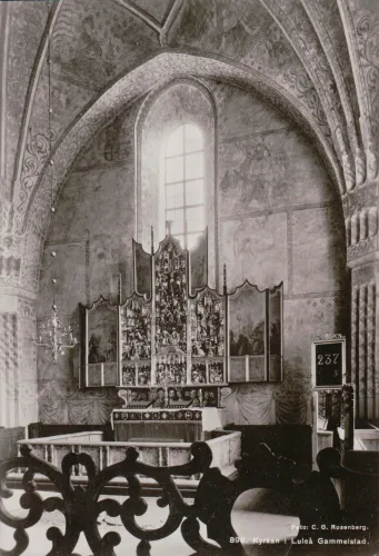 Luleå - Gammelstad Nederluleå Kyrka Interiör - Sverige