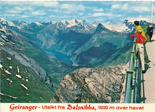 Geiranger - View From Dalsnibba - Norge