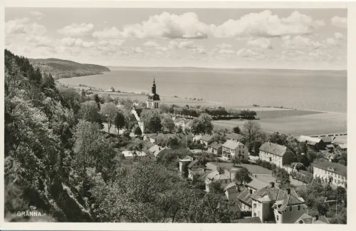 Gränna - Utsikt Över - Sverige