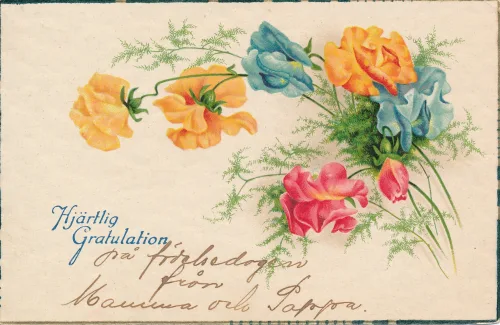 Gratulation Blommor