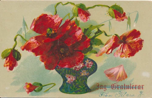 Gratulation Blommor