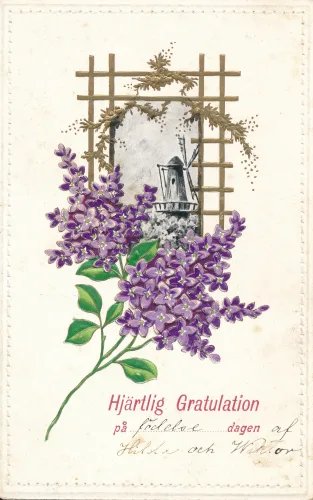 Gratulation Blommor