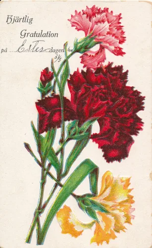 Gratulation Blommor