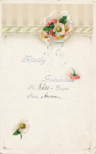 Gratulation Blommor