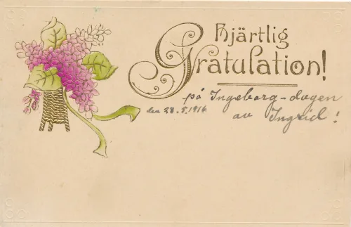 Gratulation Blommor