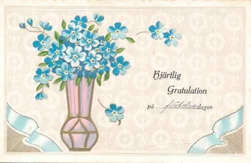 Gratulation Blommor